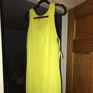 Philosophy volt green high low dress